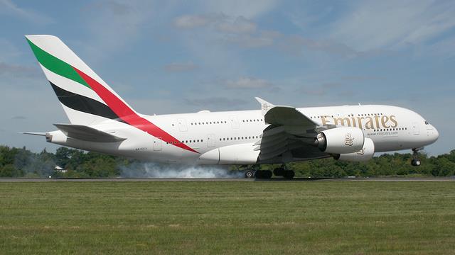 A6-EEV:Airbus A380-800:Emirates Airline